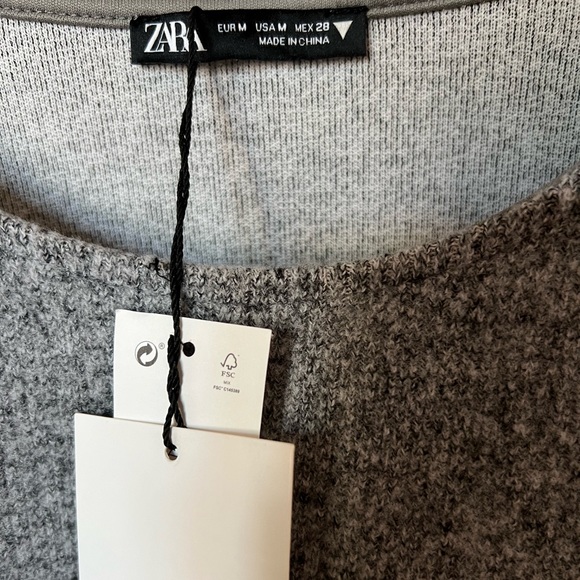 Zara Gray Marled Jewel Soft Sweatshirt - Picture 12 of 16